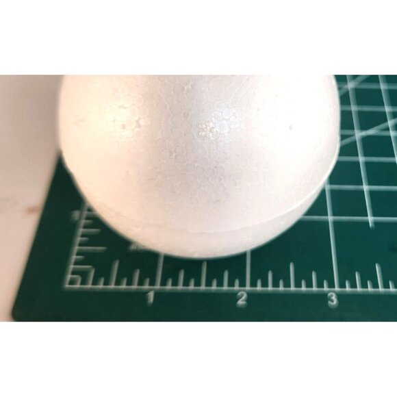 Smooth Foam Balls Craft Supplies 2.9 Inch 4-Pack - Picture 4 of 4